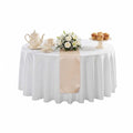 Table Tek Sand Satin Table Runner - 12" x 108" - 10 count box