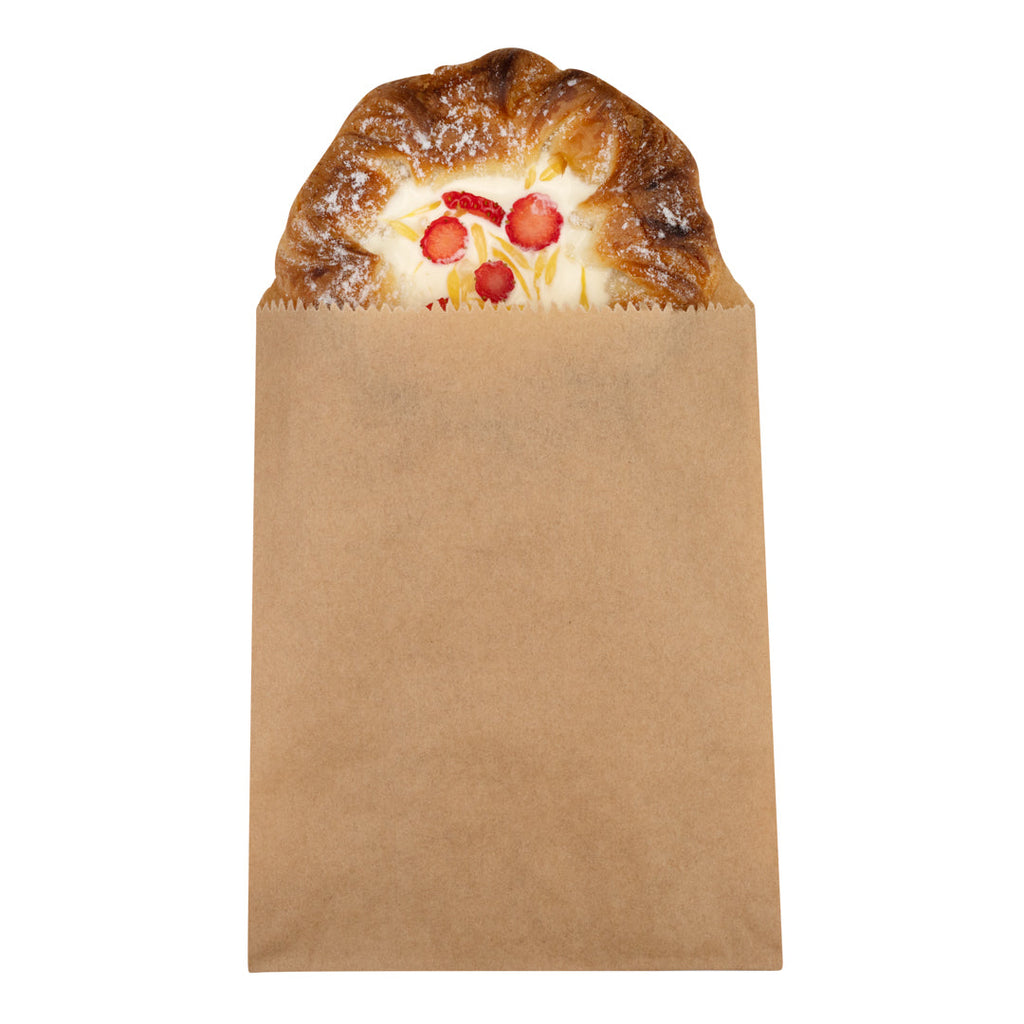 Bag Tek Kraft Paper Bag - 7" x 5" - 25 count box