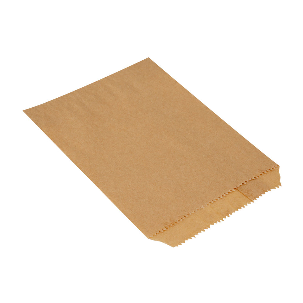 Bag Tek Kraft Paper Bag - 7" x 5" - 100 count box