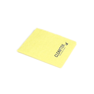 Clean Tek Professional Yellow Microfiber Cleaning / Drying Cloth - 13'' x 15'' - 5 count box