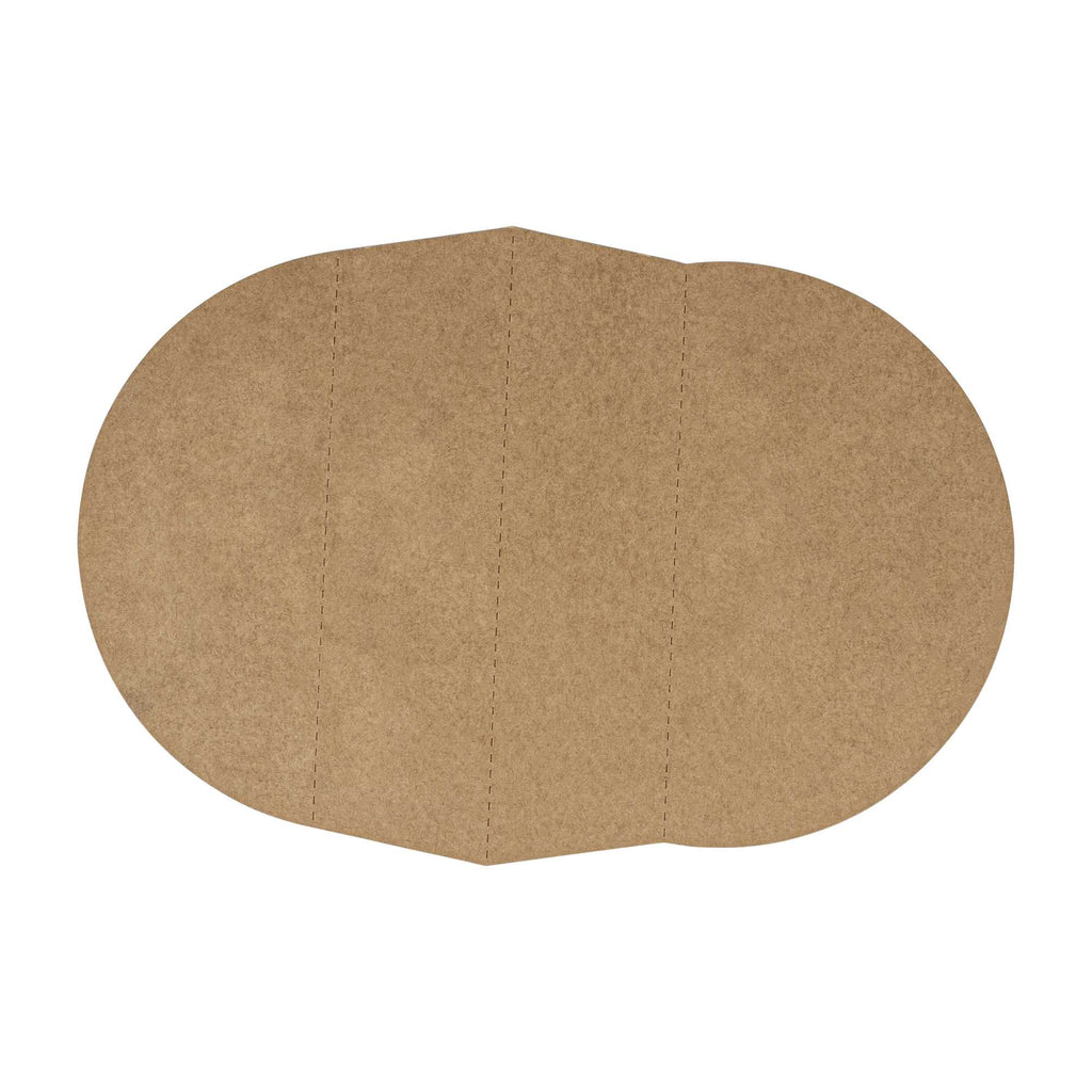 Bio Tek Kraft Paper 2-Compartment Insert - Fits 45 oz Containers - 200 count box