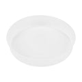 Bio Tek 12 oz White Plastic Insert Tray - Fits 17-45 oz Containers - 200 count box