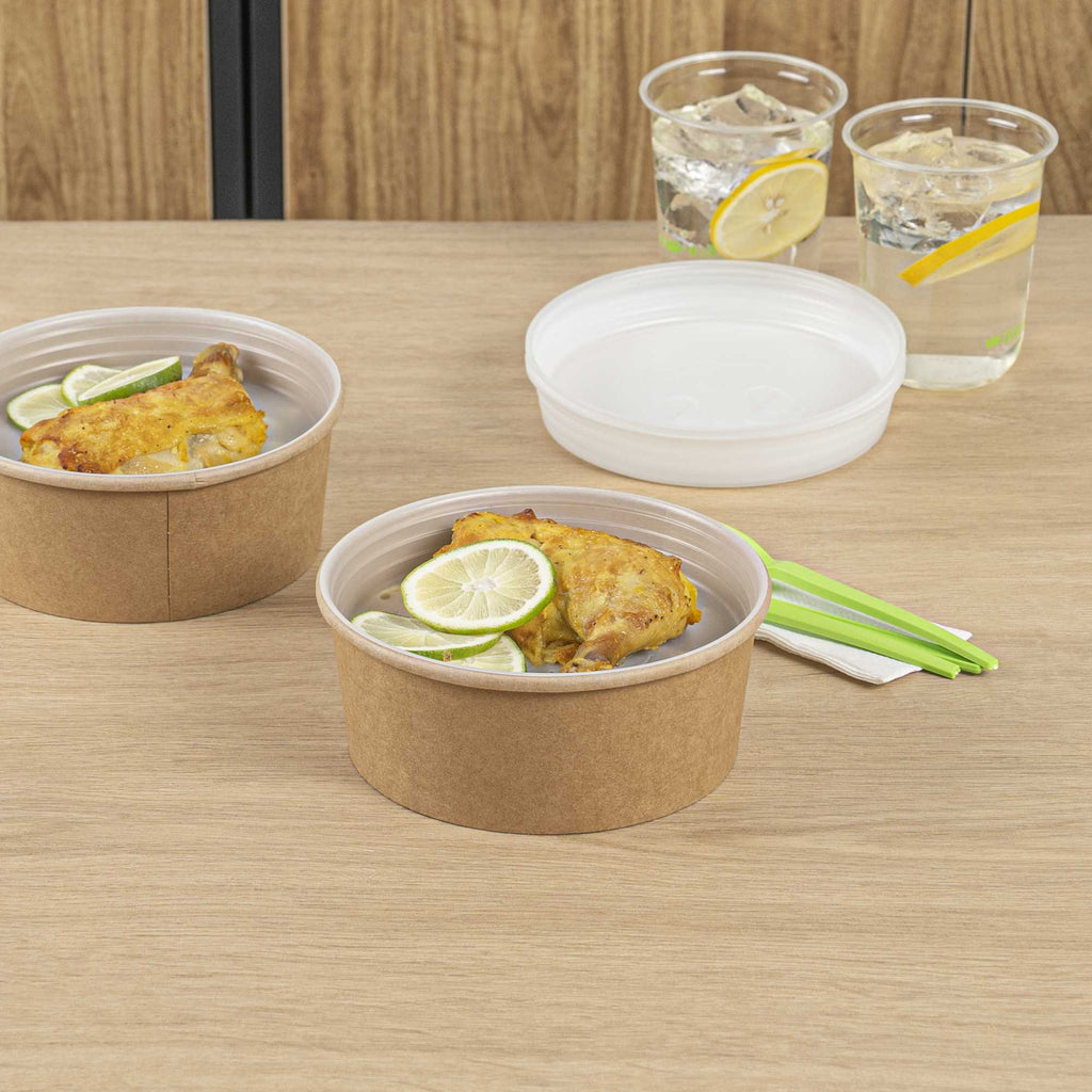 Bio Tek 16 oz White Plastic Insert Tray - Fits 17-45 oz Containers - 200 count box