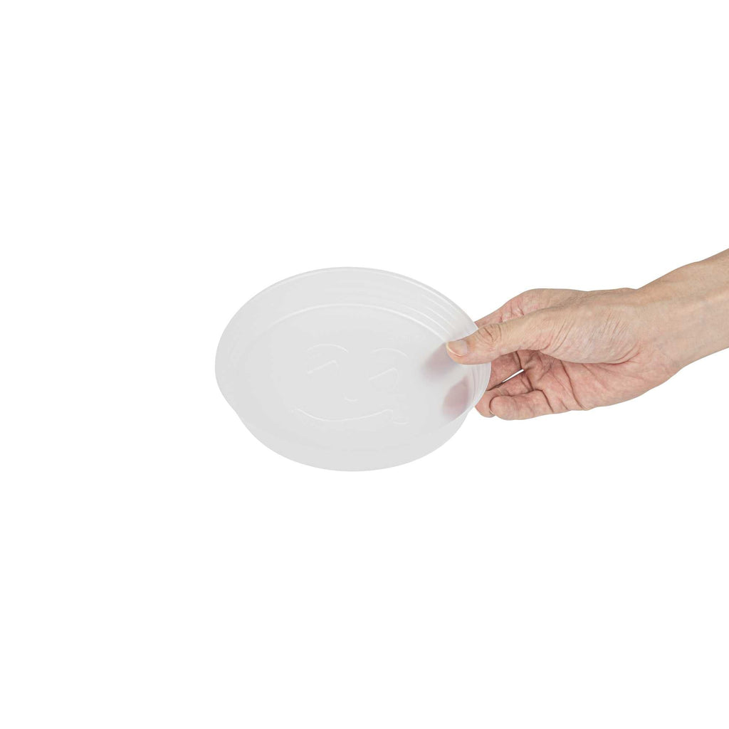Bio Tek 16 oz White Plastic Insert Tray - Fits 17-45 oz Containers - 200 count box