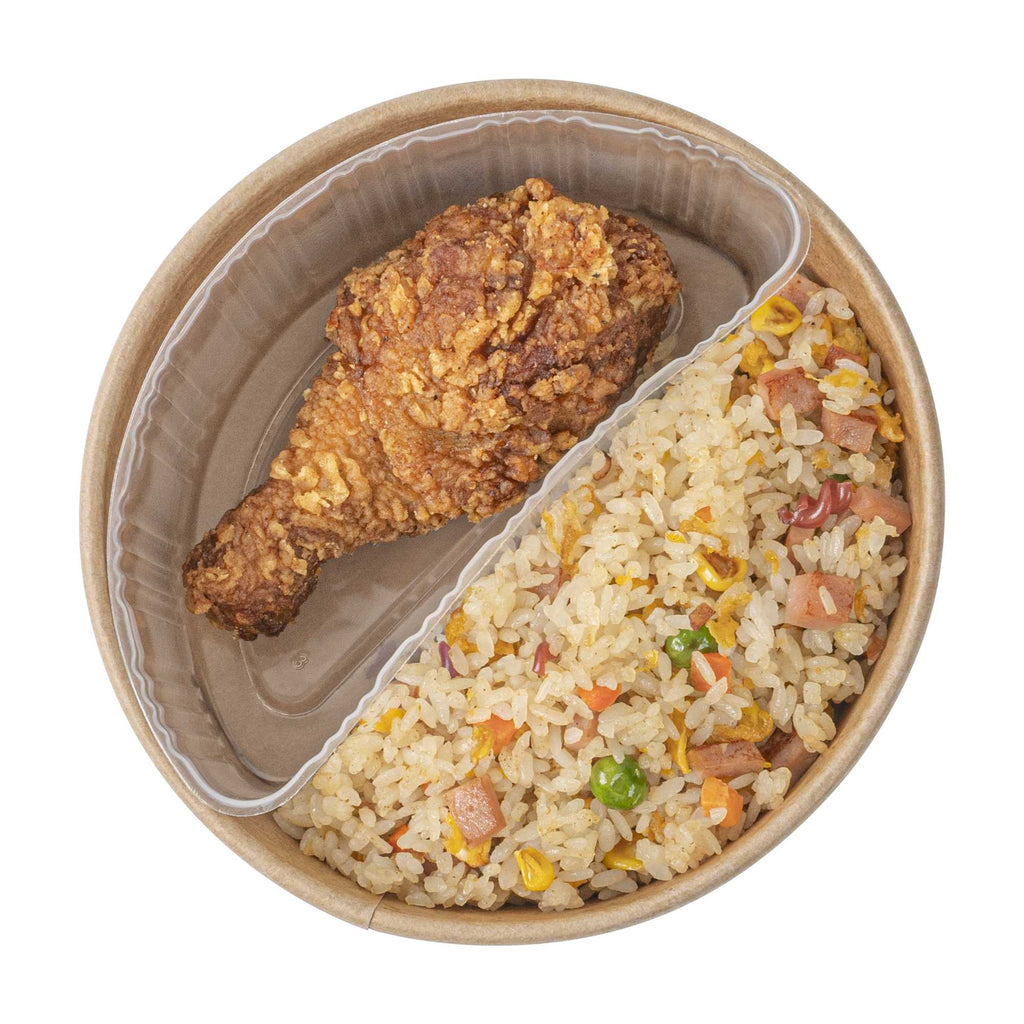 Bio Tek 16 oz White Plastic Half Insert Tray - Fits 17-45 oz Containers - 200 count box