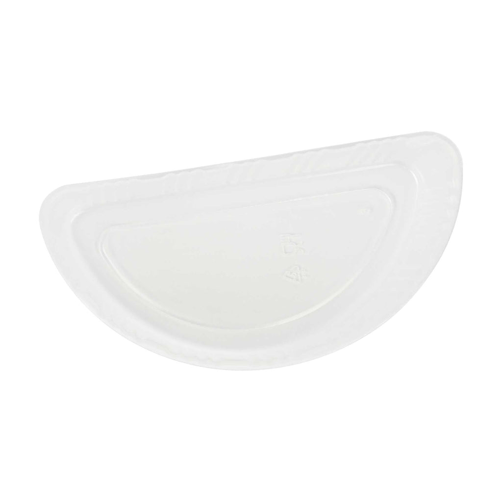 Bio Tek 16 oz White Plastic Half Insert Tray - Fits 17-45 oz Containers - 200 count box