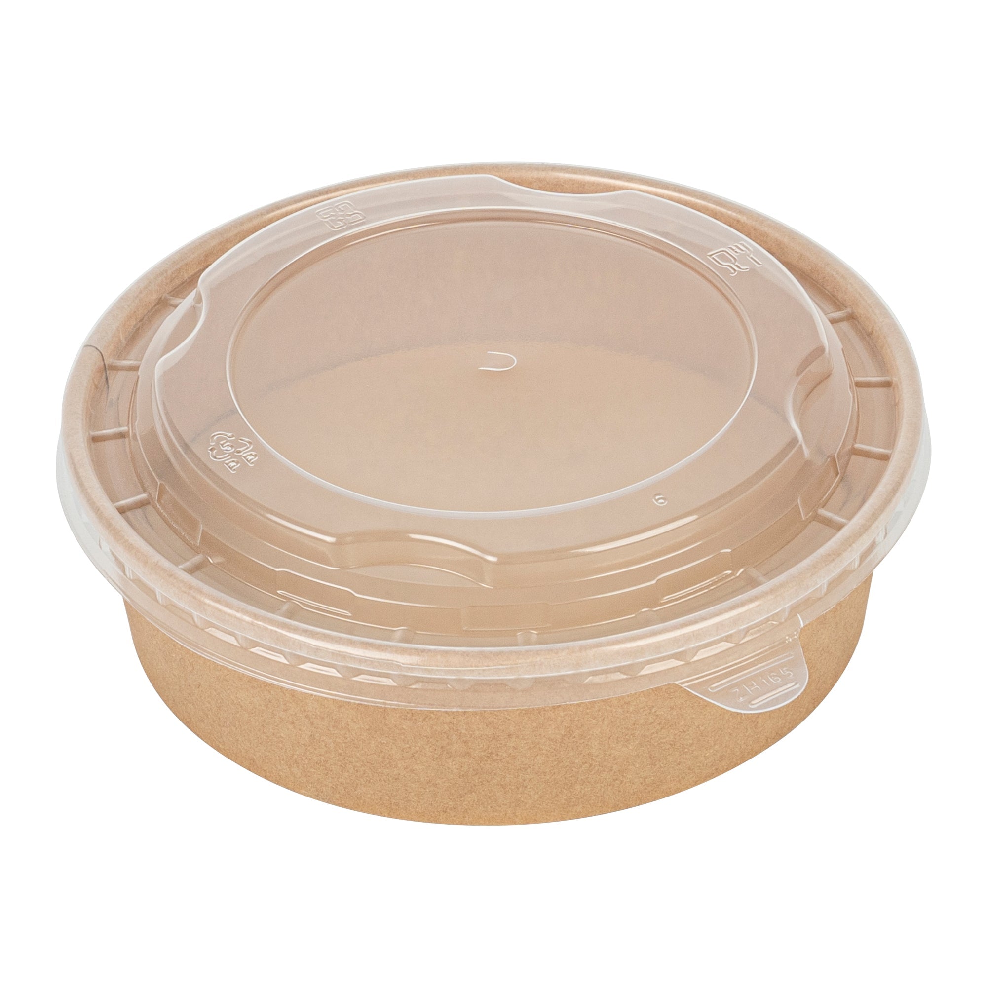 Bio Tek Clear Plastic Take Out Container Lid - Fits 45 oz Containers - 200 count box