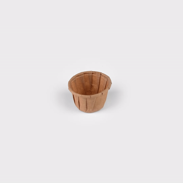 Sustain 0.5 oz Kraft Paper Portion Cup - Compostable - 2000 count box