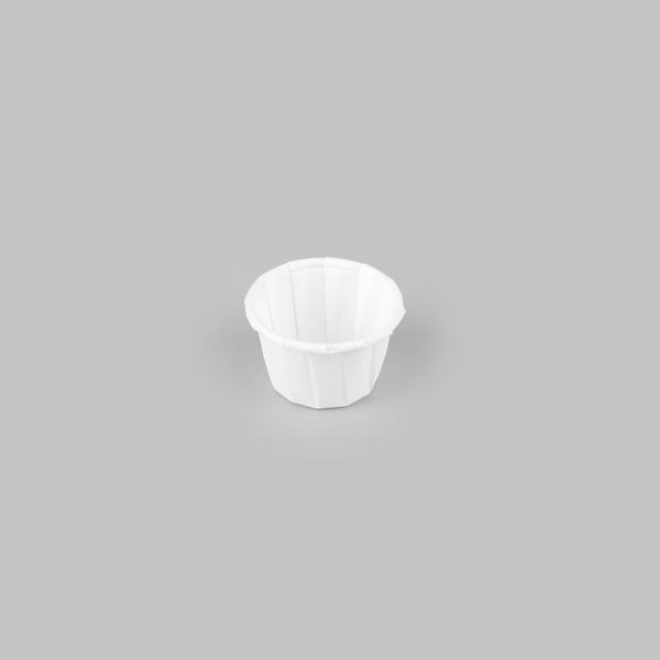 Sustain 0.5 oz White Paper Portion Cup - Compostable - 2000 count box
