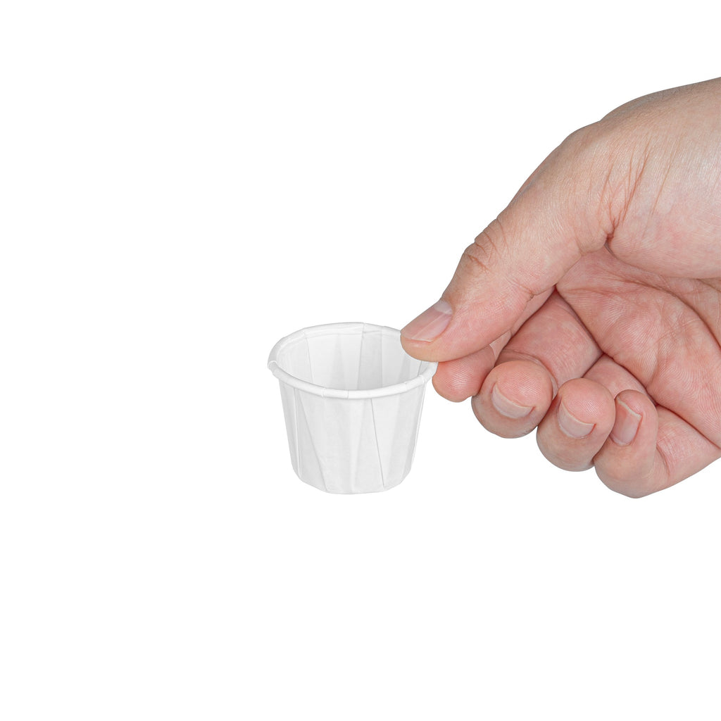 Sustain 0.75 oz White Paper Portion Cup - Compostable - 2000 count box