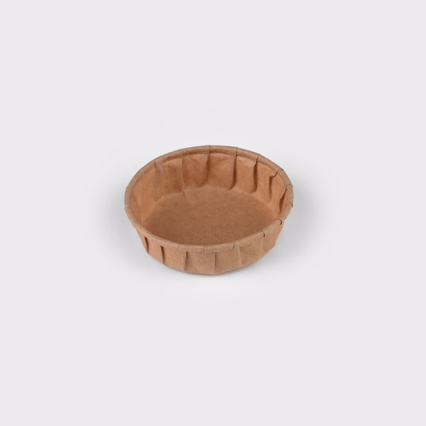 Sustain 1 oz Kraft Paper Squat Portion Cup - Compostable - 2000 count box
