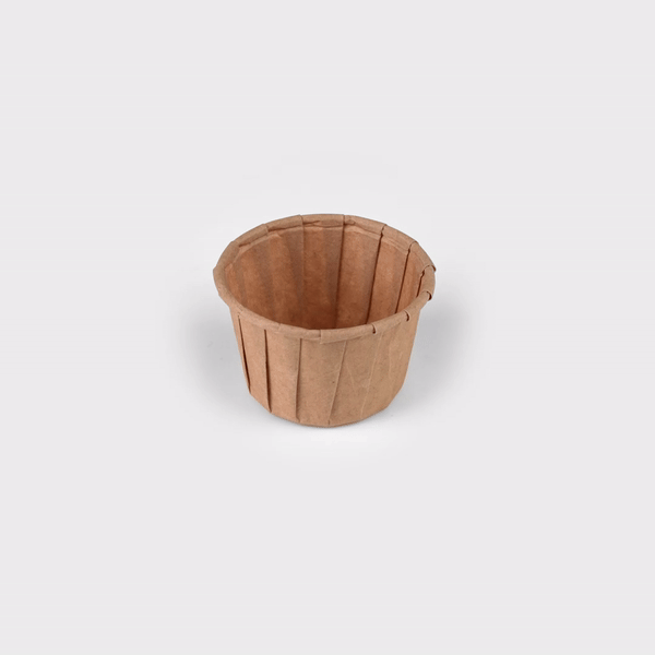 Sustain 1.5 oz Kraft Paper Portion Cup - Compostable - 2000 count box