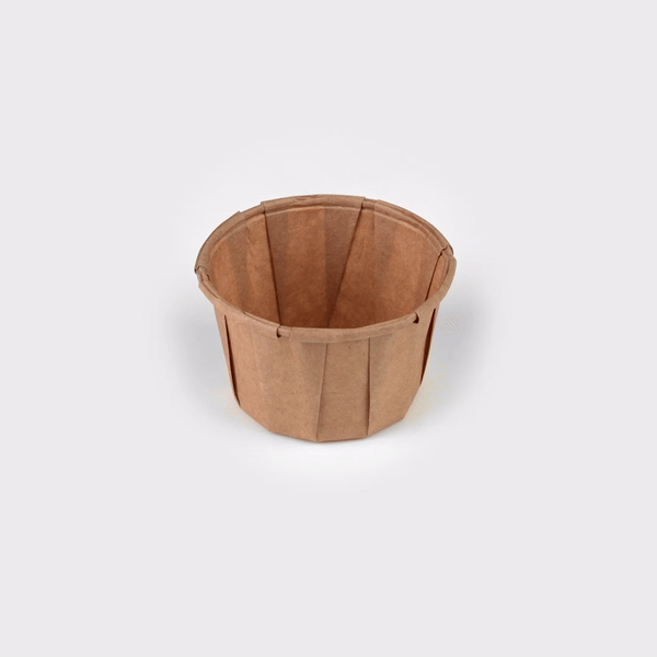 Sustain 2 oz Kraft Paper Portion Cup - Compostable - 2000 count box