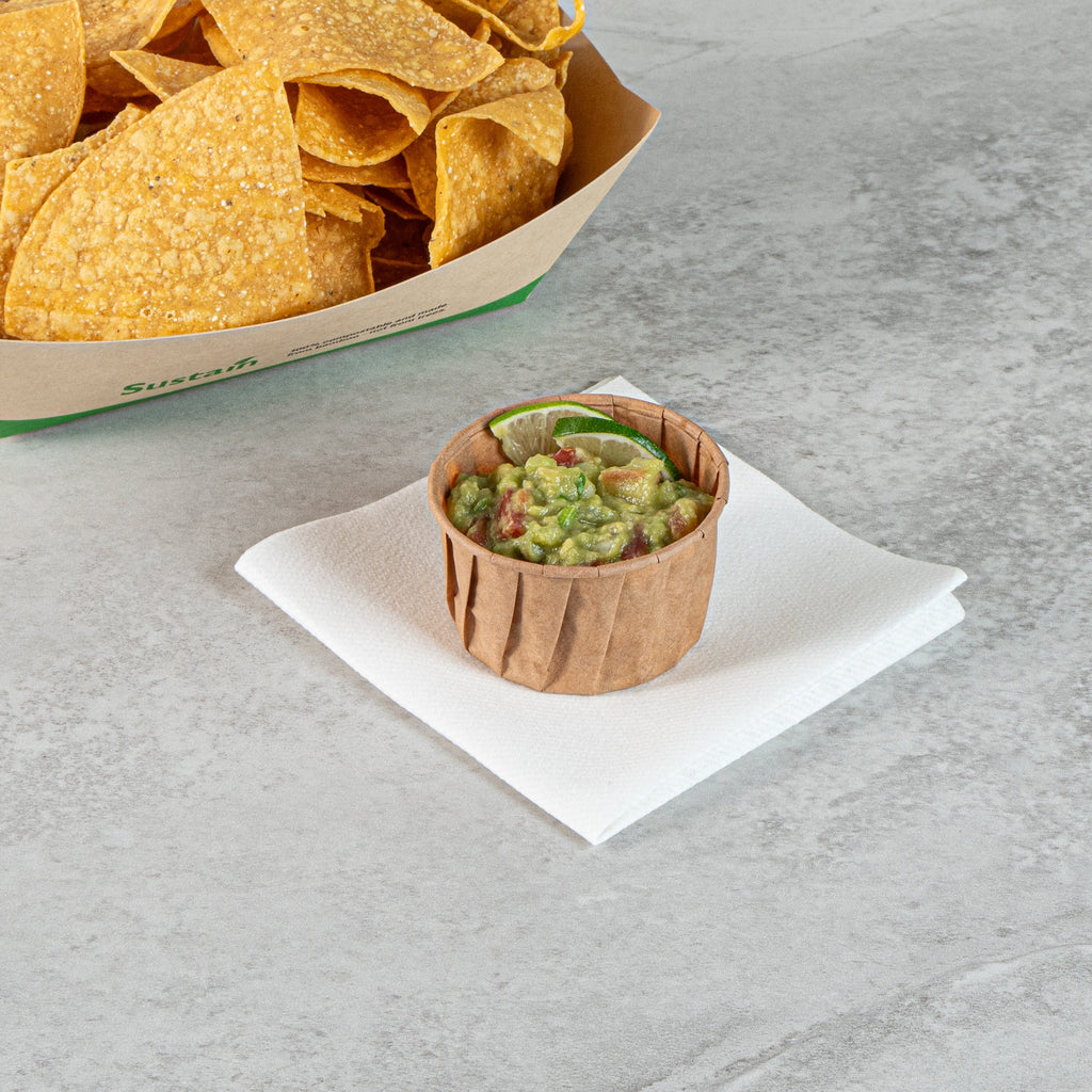 Sustain 3.25 oz Kraft Paper Portion Cup - Compostable - 2000 count box