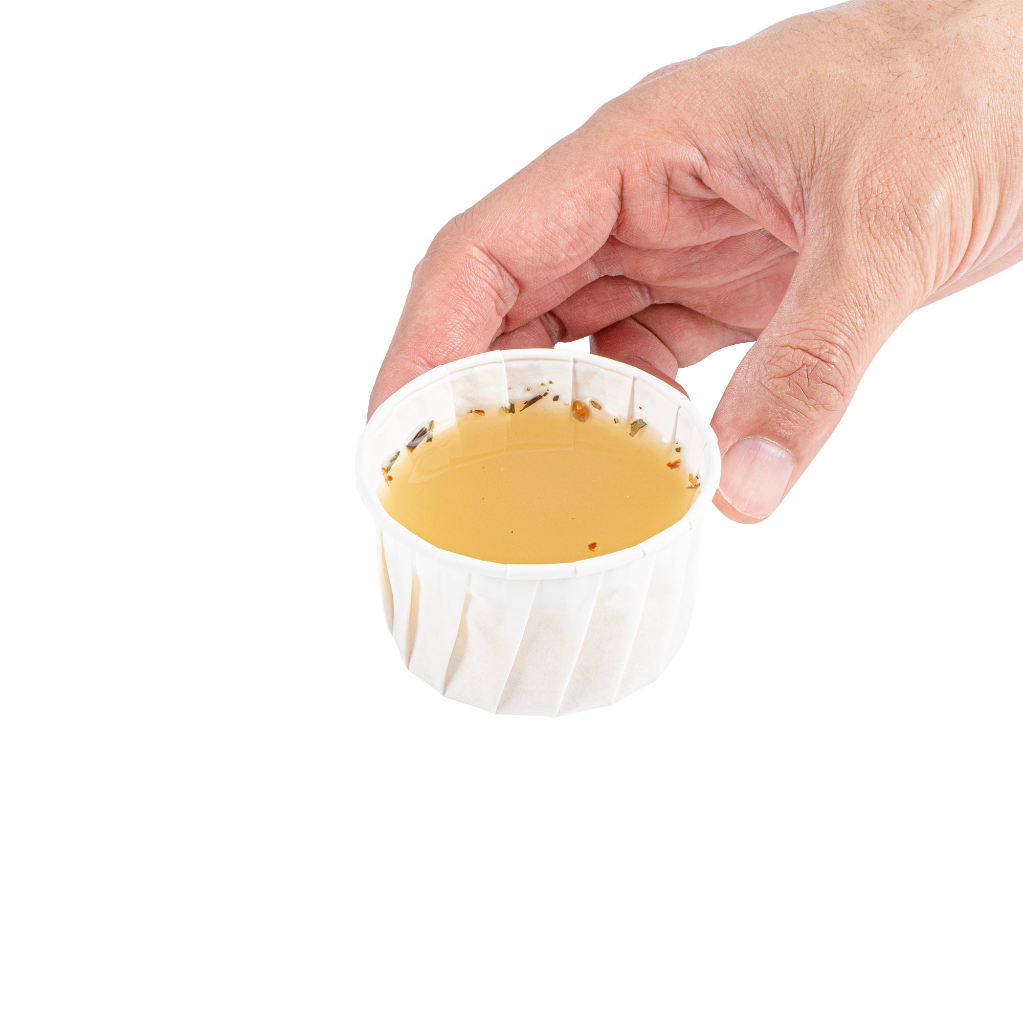 Sustain 3.25 oz White Paper Portion Cup - Compostable - 100 count box