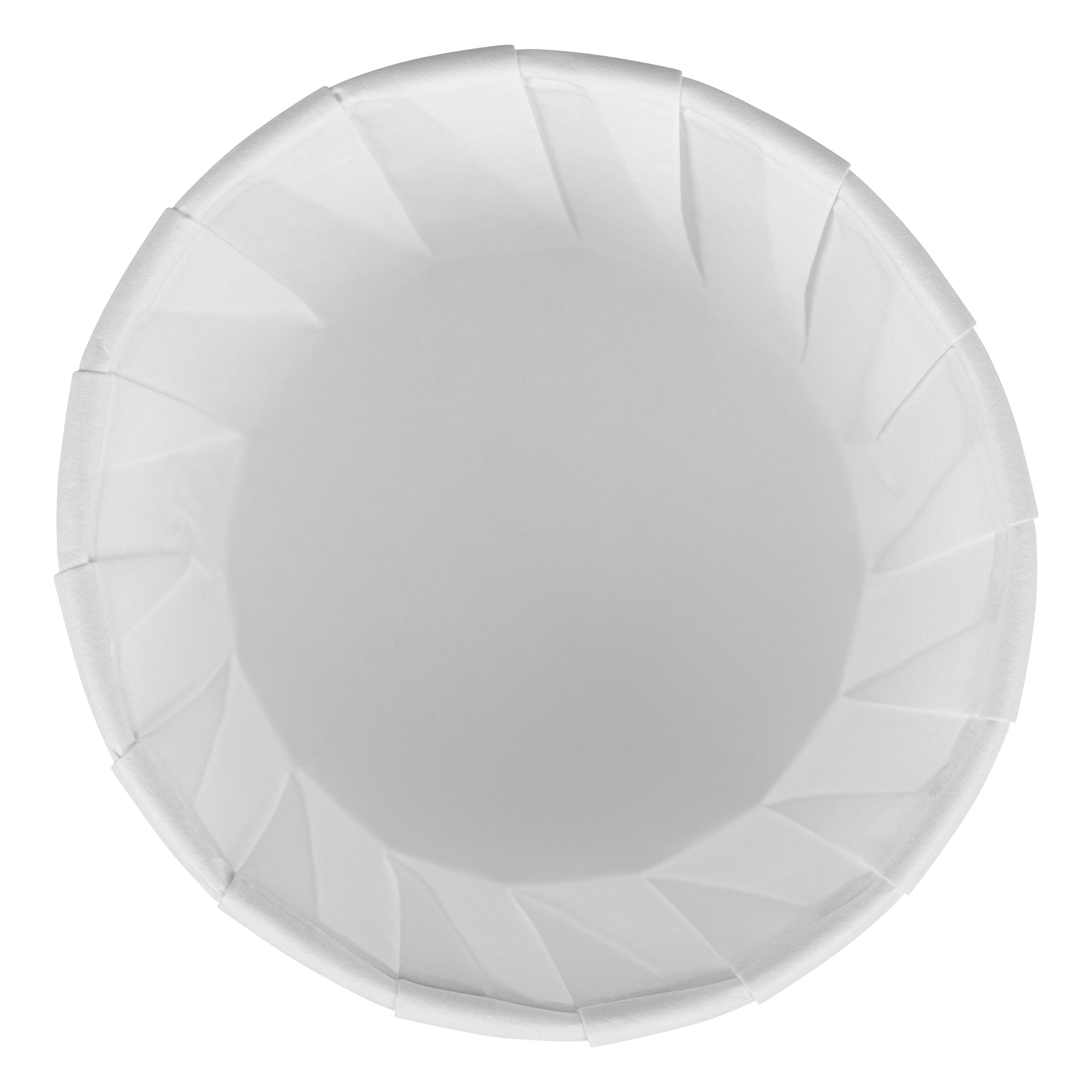 Sustain 3.25 oz White Paper Portion Cup - Compostable - 100 count box