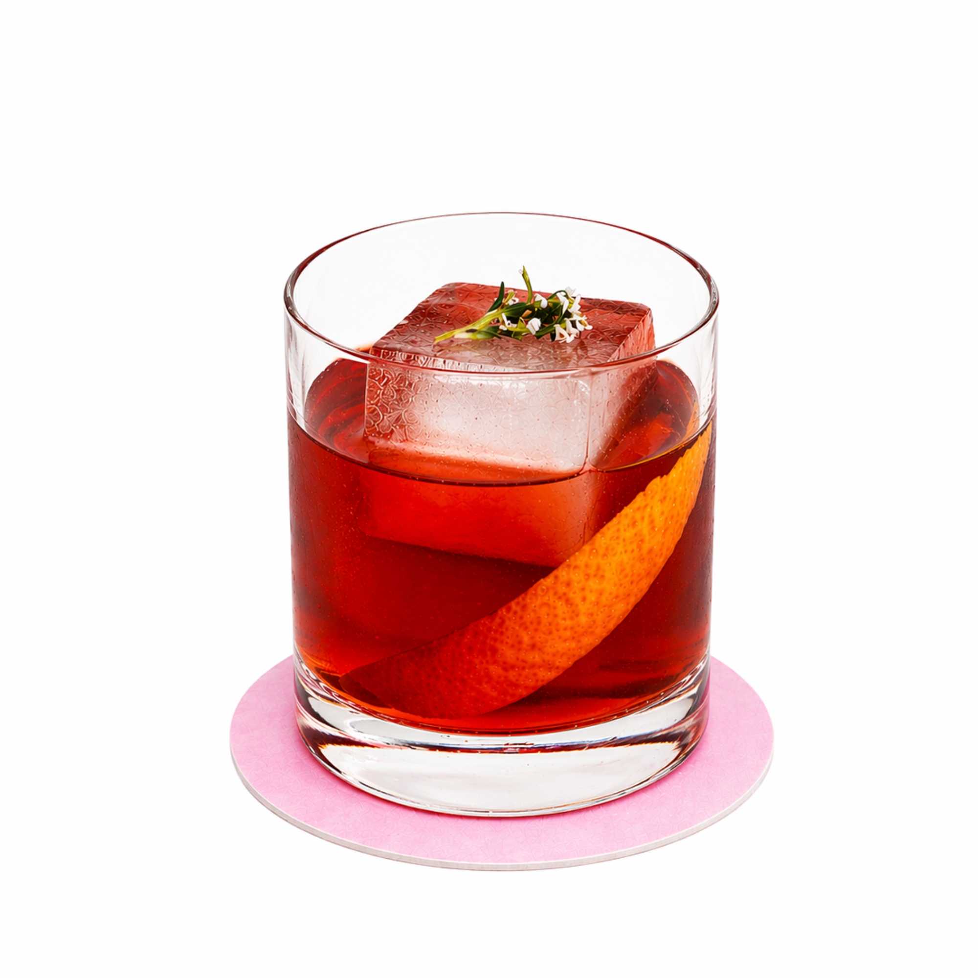 Bar Lux Round Pink Paper Coaster - 3 1/2" - 1000 count box