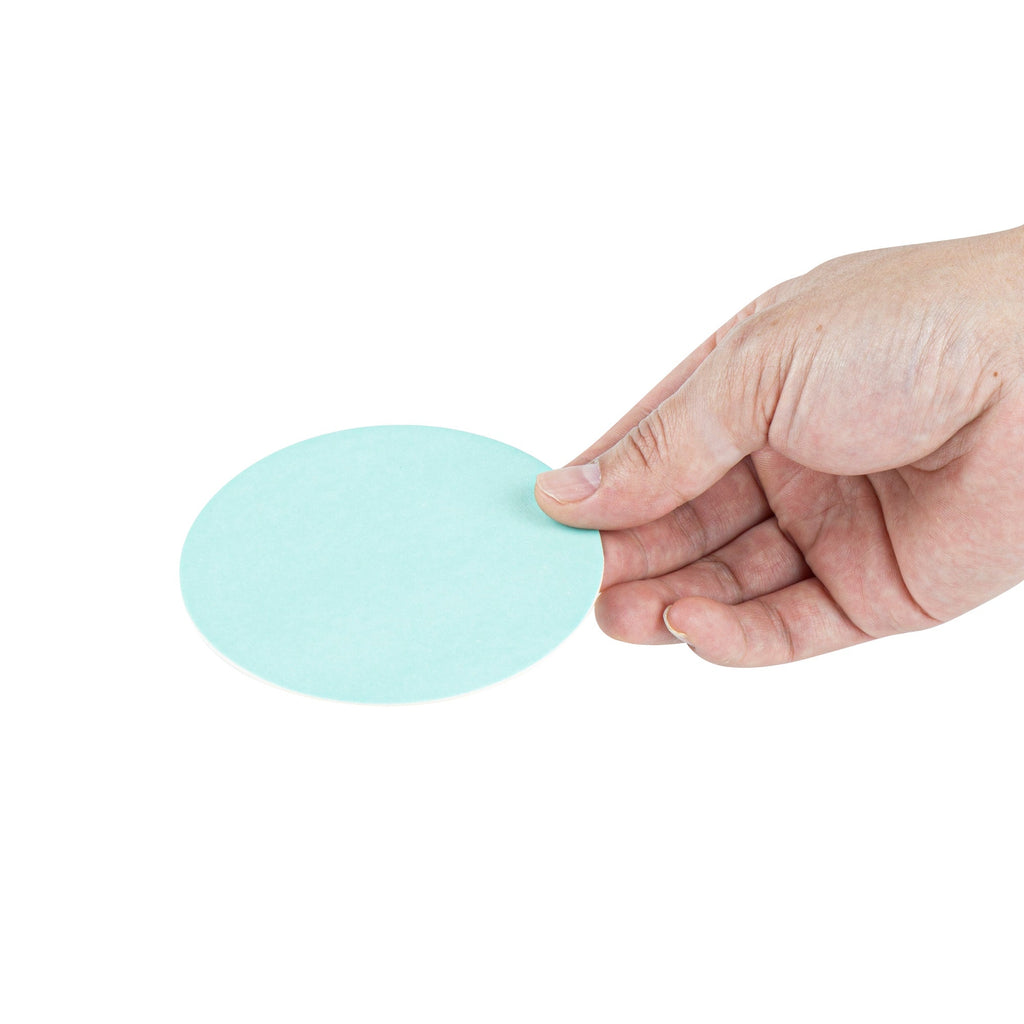 Bar Lux Round Turquoise Paper Coaster - 3 1/2" - 1000 count box