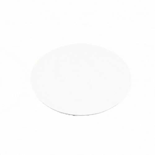 Bar Lux Round White Paper Coaster - 3 1/2" - 1000 count box