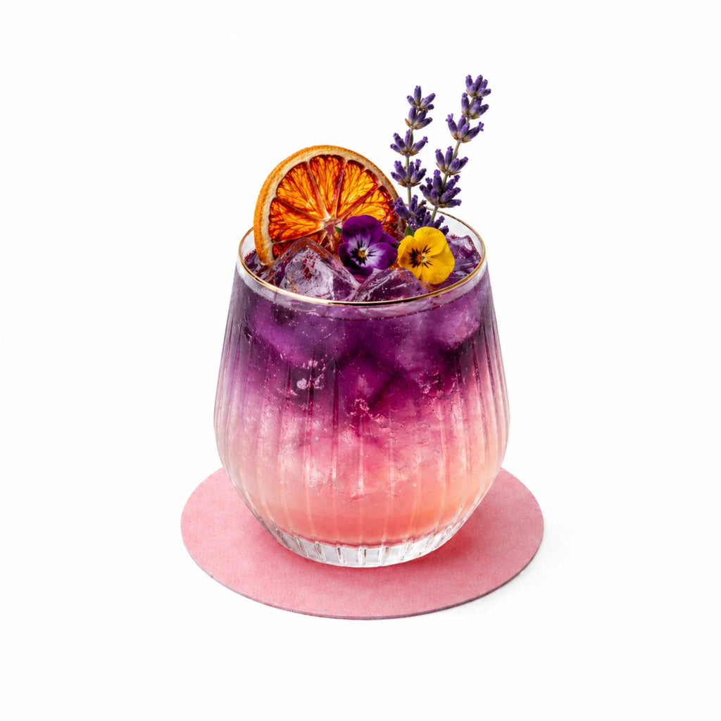 Bar Lux Round Pink Paper Coaster - 4" - 1000 count box