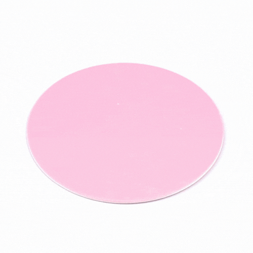 Bar Lux Round Pink Paper Coaster - 4" - 1000 count box