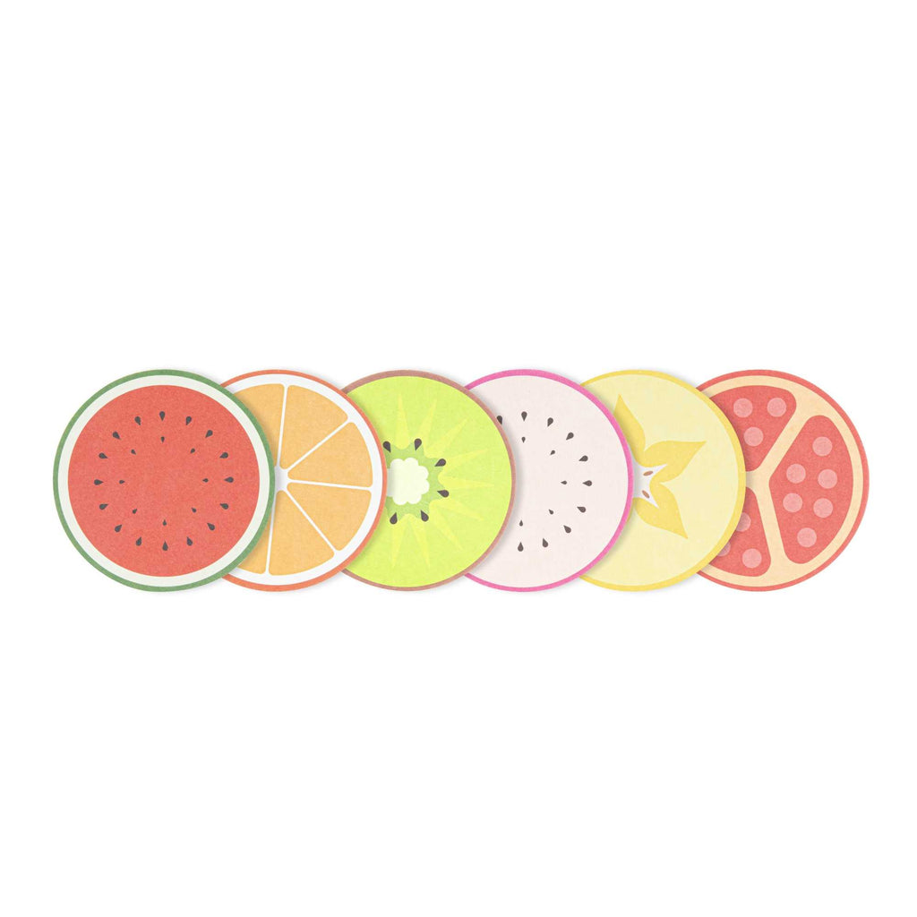 Bar Lux Round Fruit Paper Coaster - 6 Assorted Designs - 3 1/2" - 480 count box