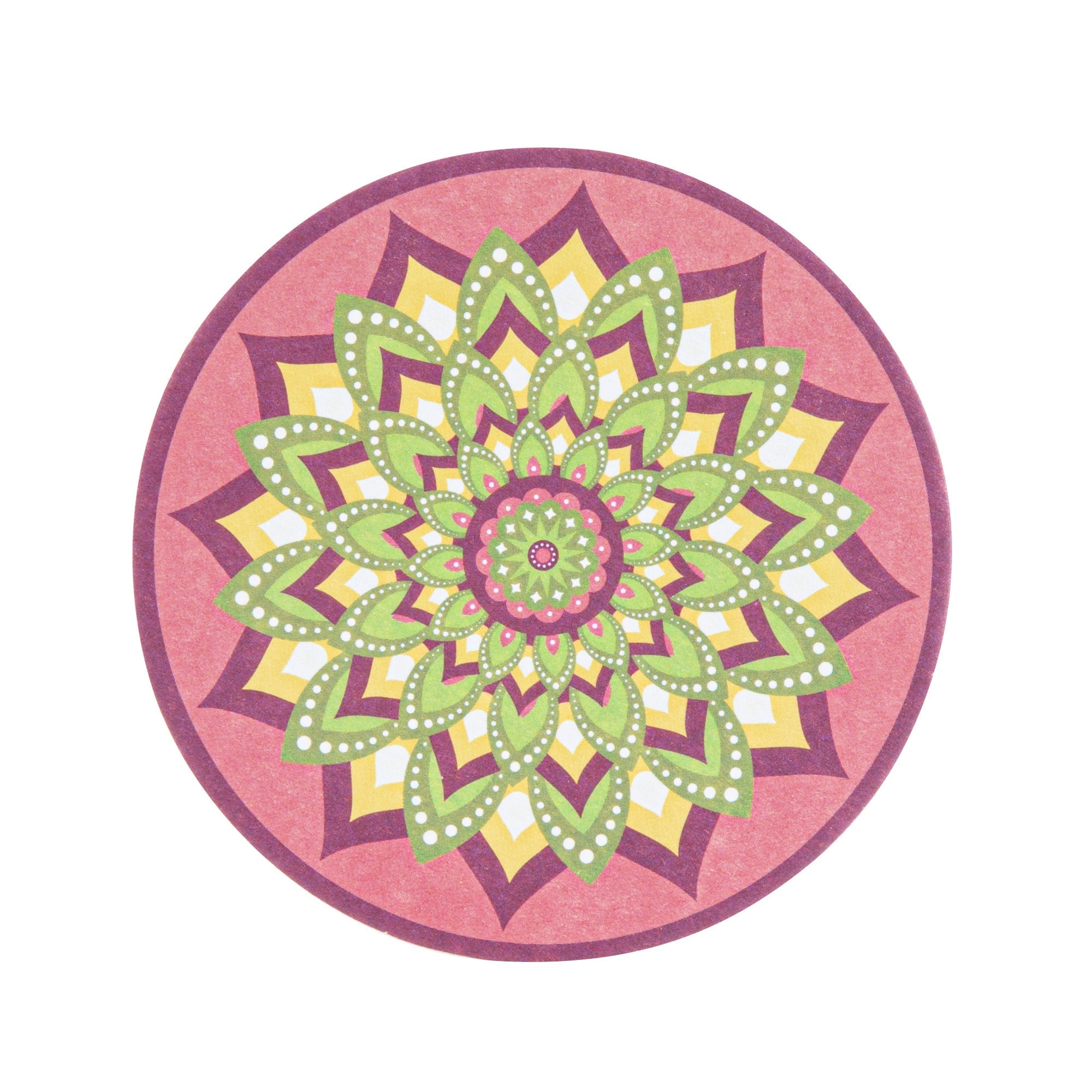 Bar Lux Round Floral Paper Coaster - 6 Assorted Designs - 4" - 48 count box