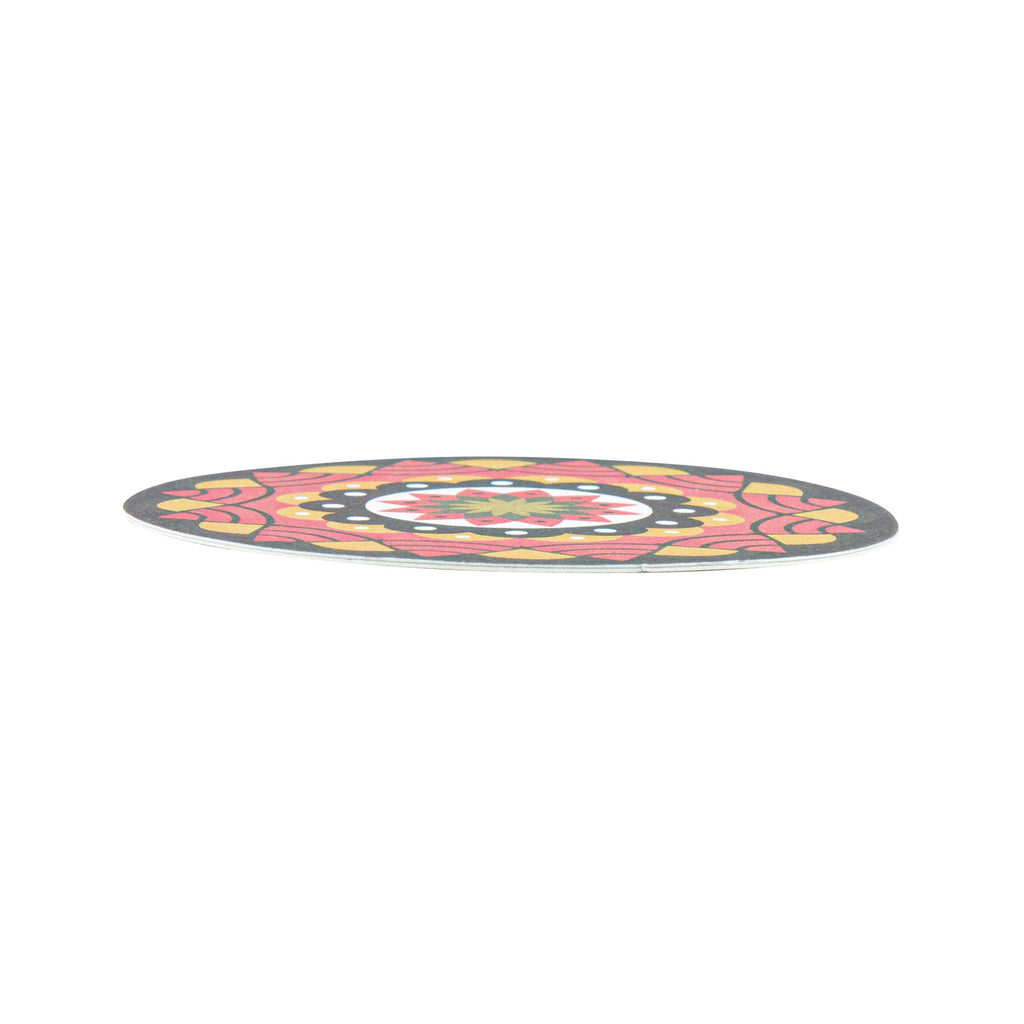 Bar Lux Round Floral Paper Coaster - 6 Assorted Designs - 4" - 480 count box