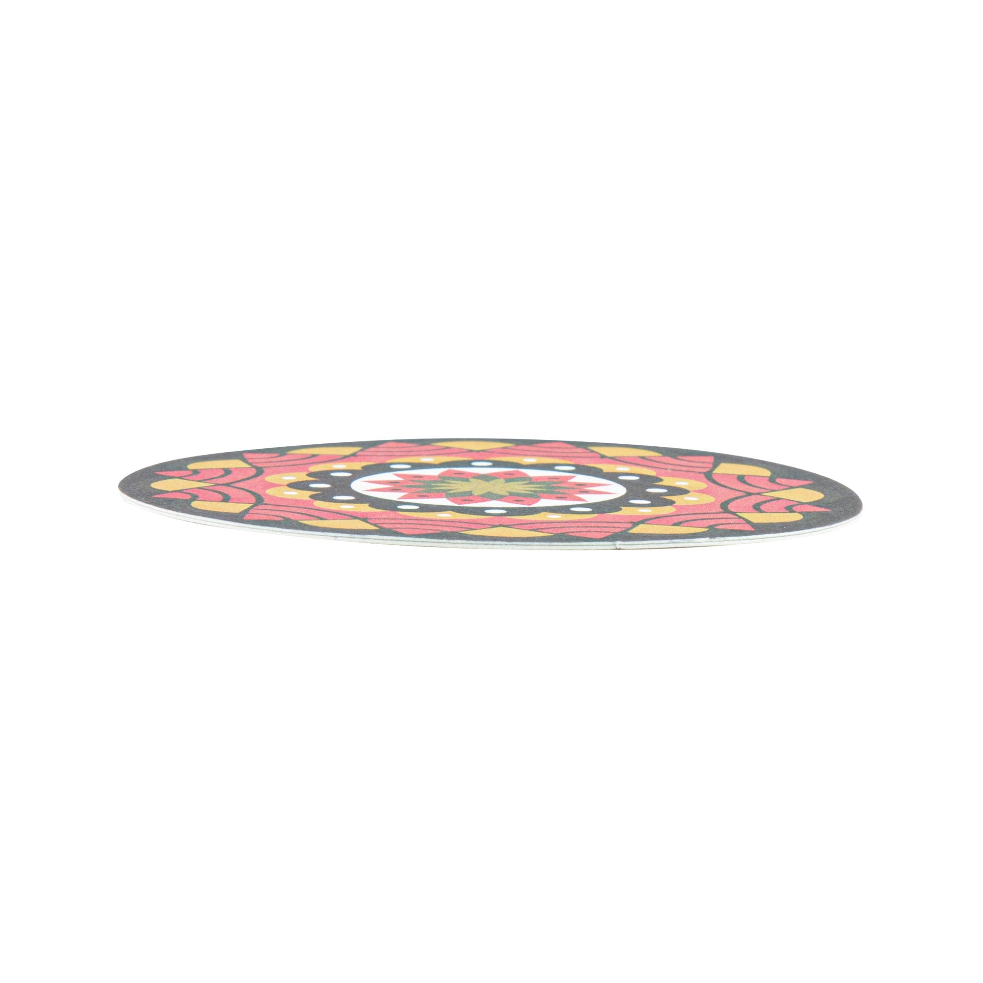 Bar Lux Round Floral Paper Coaster - 6 Assorted Designs - 4" - 480 count box