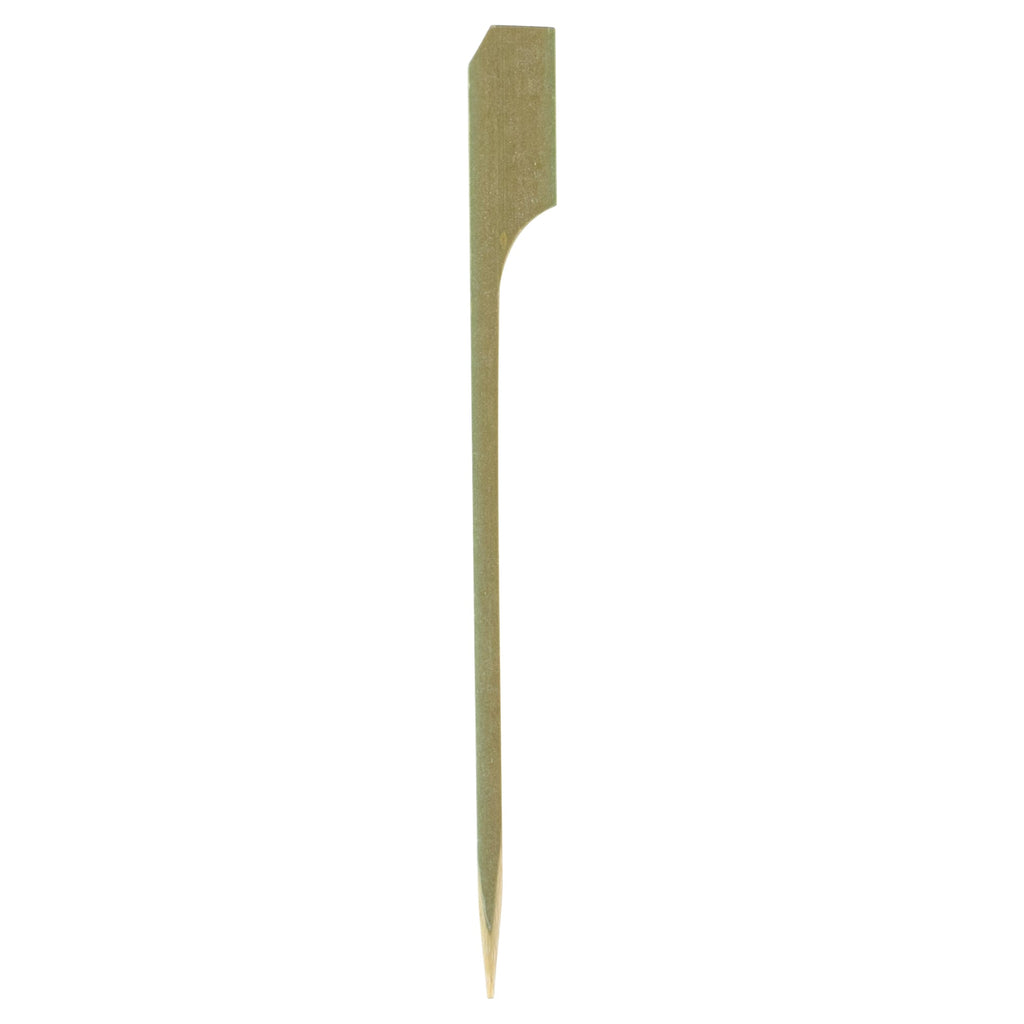 Pixy Natural Bamboo Paddle Pick - 4" - 1000 count box