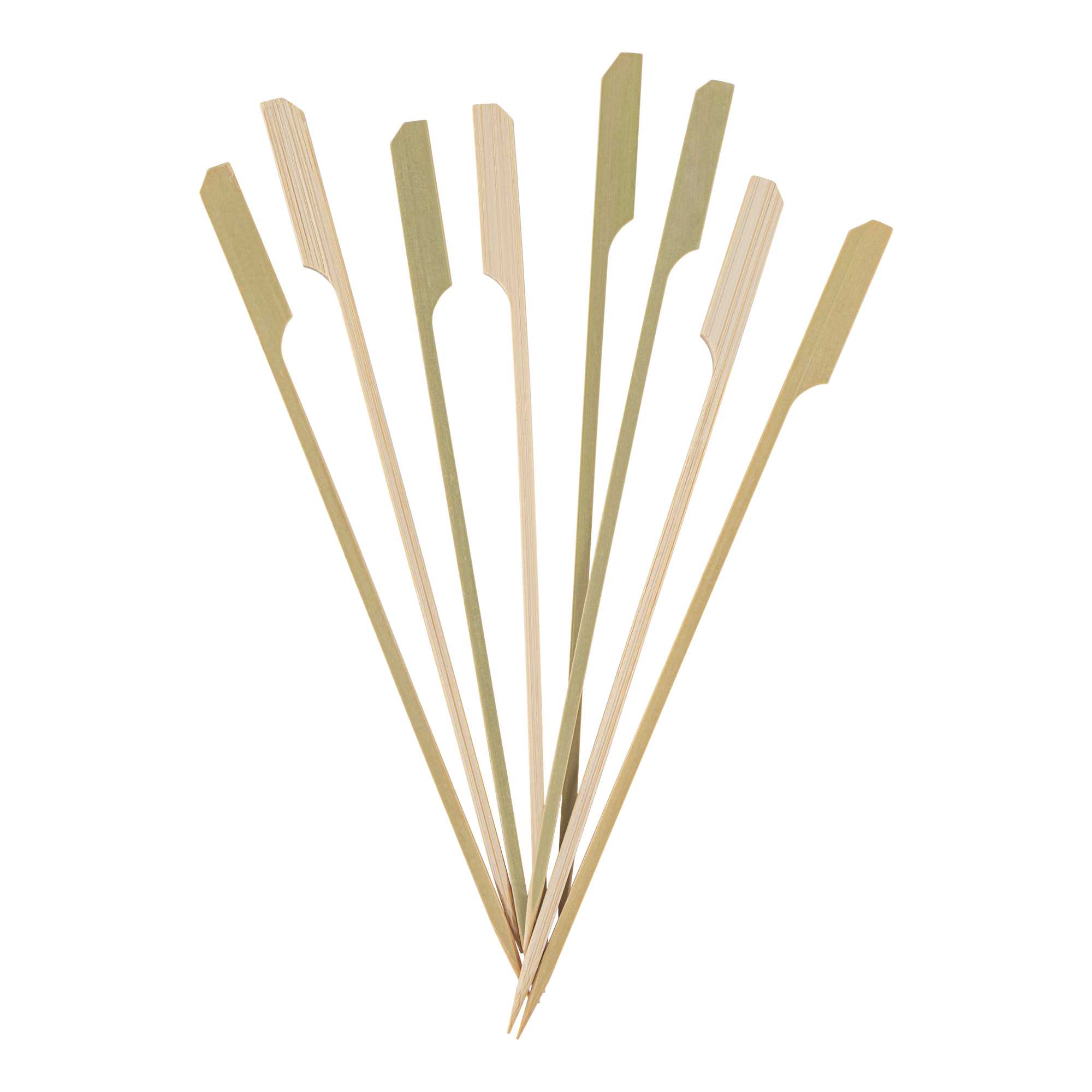 Pixy Natural Bamboo Paddle Skewer - 8" - 1000 count box