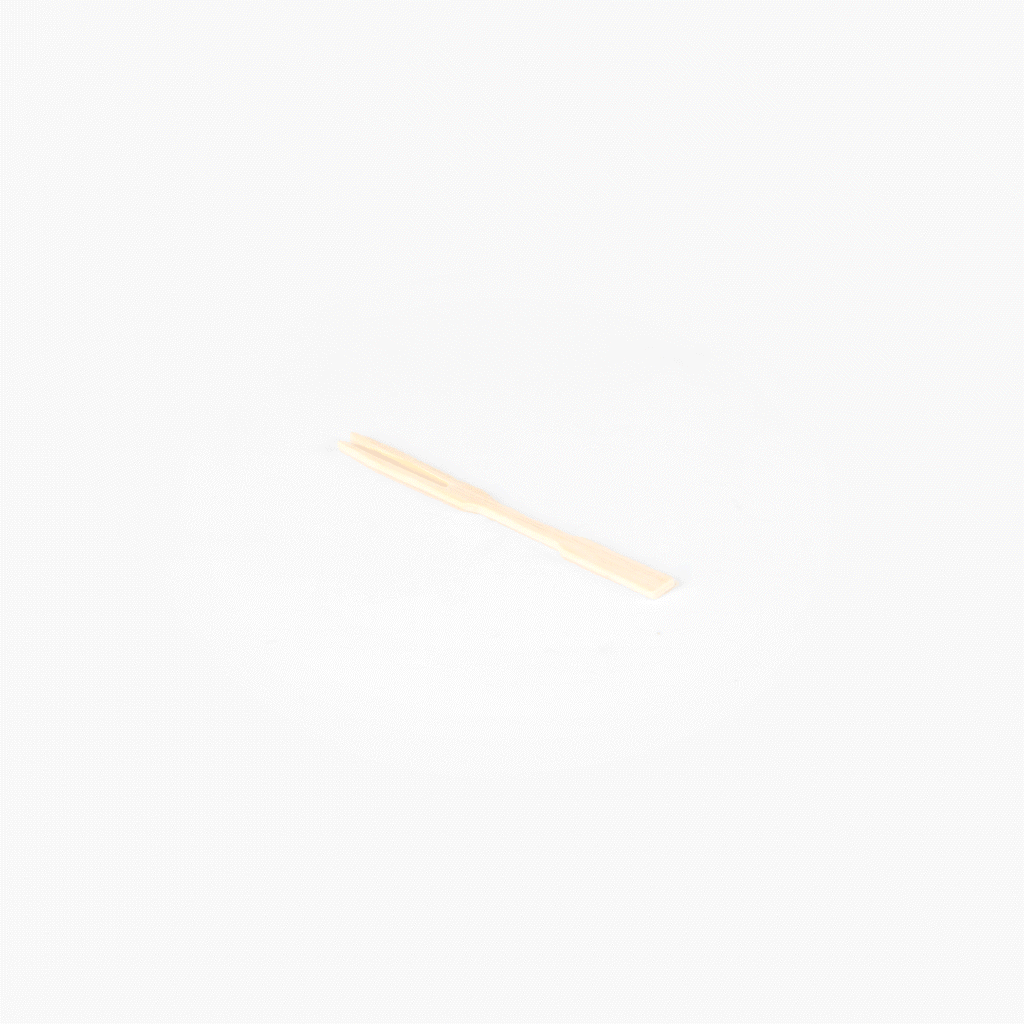 Bambuddha Natural Bamboo Asian Fork - 3 1/2" - 1000 count box