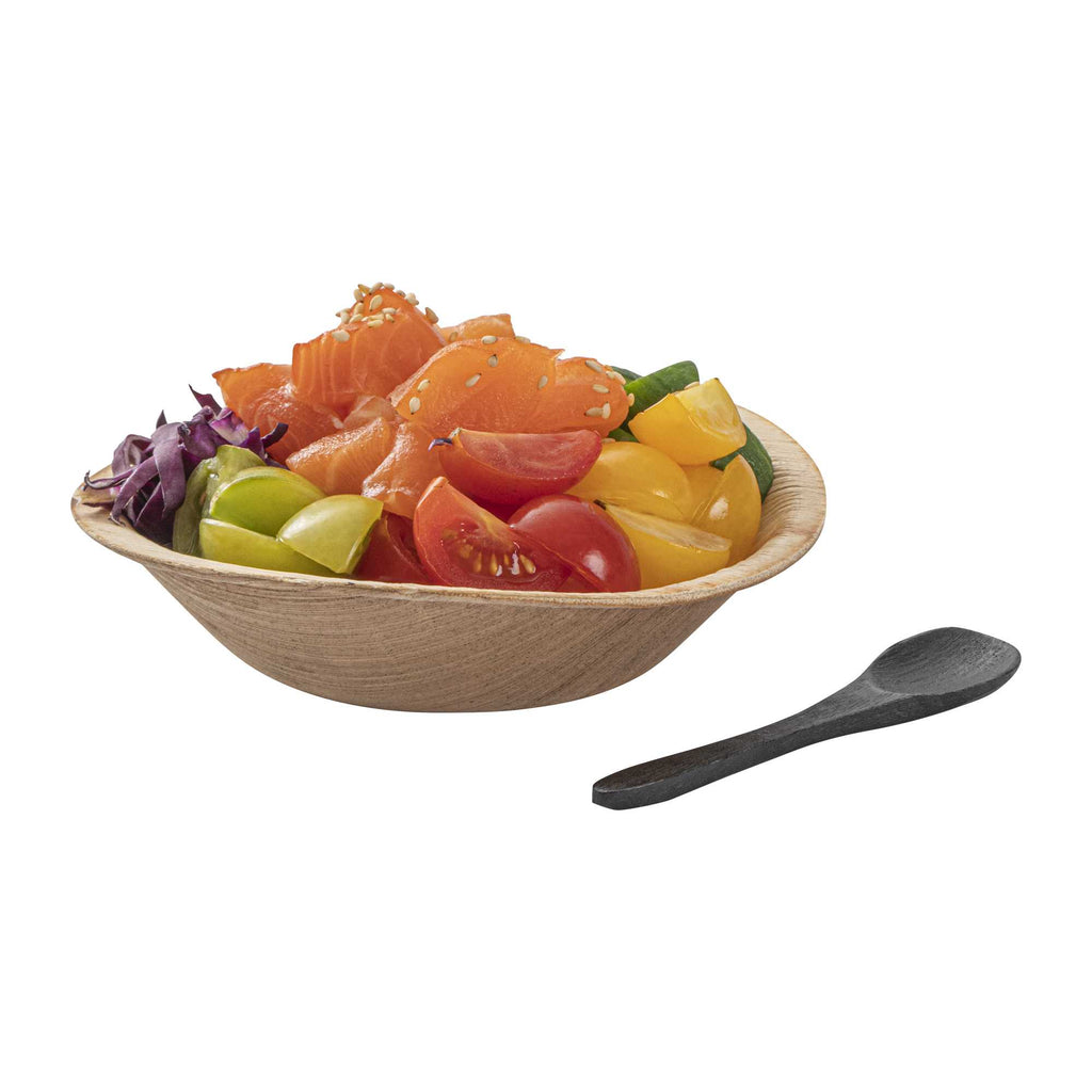 Bambuddha Black Bamboo Mini Spoon - 3 1/2" - 100 count box