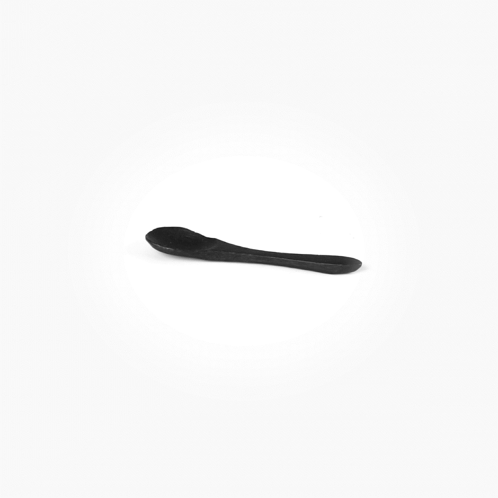 Bambuddha Black Bamboo Mini Spoon - 3 1/2" - 100 count box