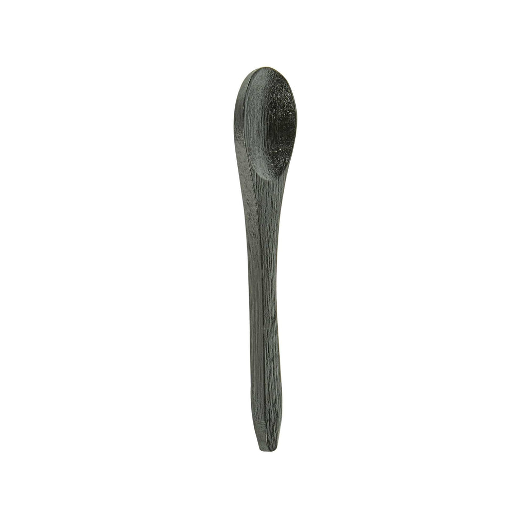Bambuddha Black Bamboo Mini Spoon - 3 1/2" - 100 count box
