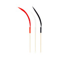 Pixy Assorted Bamboo Quill Feather Skewer - 6" - 500 count box
