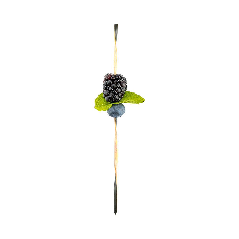Pixy Natural Bamboo Spiral Skewer - 6" - 100 count box