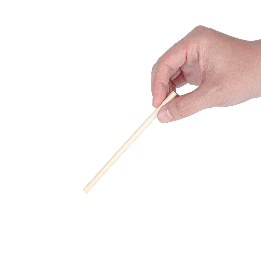 Bev Tek Natural Hay Cocktail Straw - Biodegradable - 5" - 1000 count box