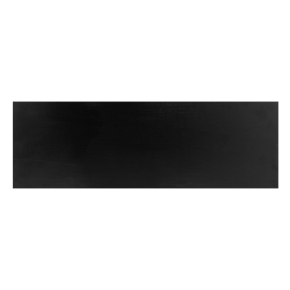 Cater Tek Rectangle Black Bamboo Tall Riser - 20 1/2" x 7" x 11" - 1 count box