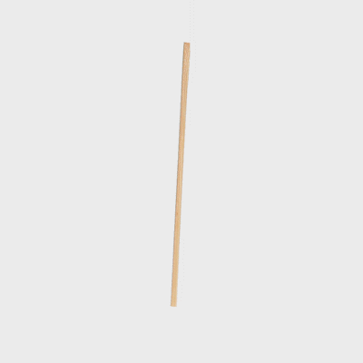 Pixy Natural Bamboo Squared Pick - 5 1/4" - 1000 count box