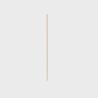 Pixy Natural Bamboo Pointed Square Skewer - 6 1/2" - 1000 count box