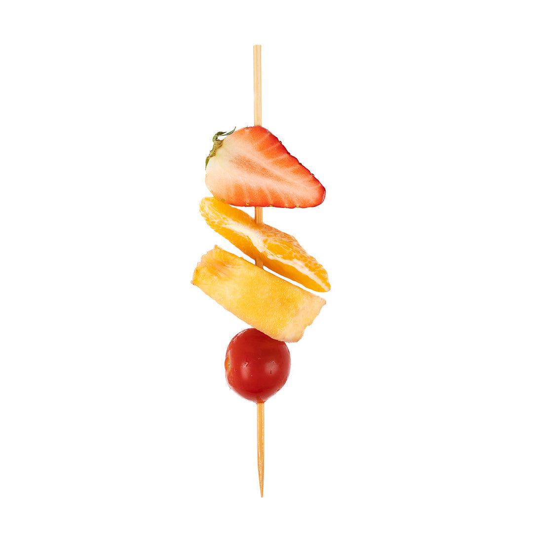 Pixy Natural Bamboo Pointed Square Skewer - 7" - 1000 count box