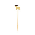 Pixy Natural Bamboo Rudolph Pick - 3 1/2" - 100 count box