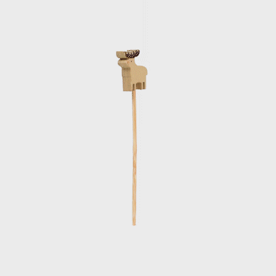 Pixy Natural Bamboo Rudolph Pick - 3 1/2" - 100 count box