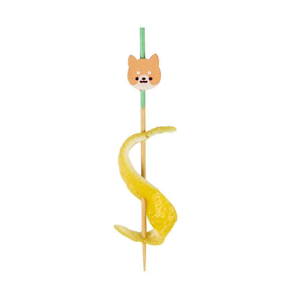 Pixy Orange Bamboo Cat Pick - 3 1/2" - 1000 count box