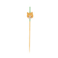 Pixy Orange Bamboo Cat Pick - 3 1/2" - 100 count box