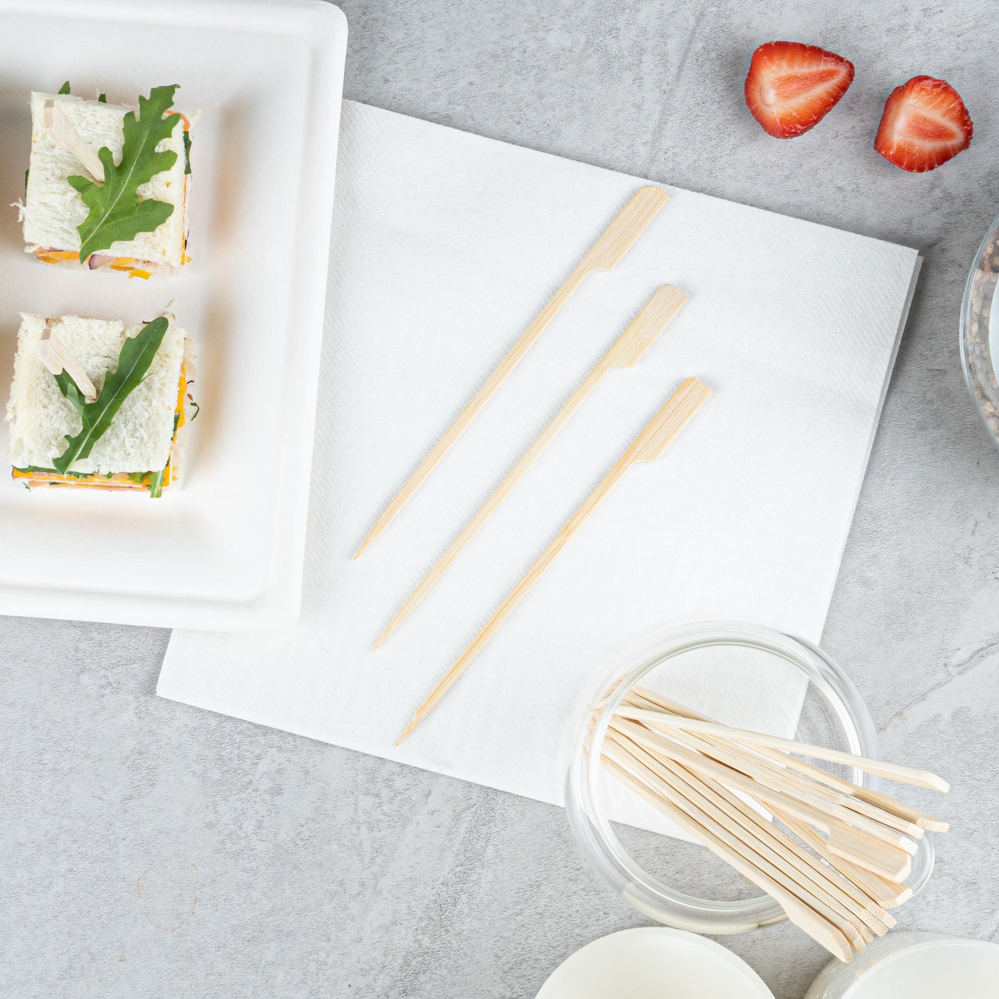 Pixy Natural Shaved Bamboo Paddle Skewer - 6" - 1000 count box