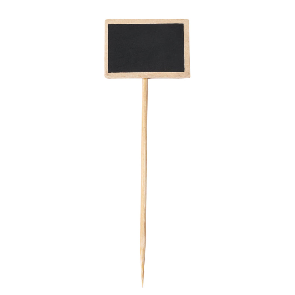 Pixy Bamboo Framed Chalkboard Skewer - 6" - 100 count box-dead