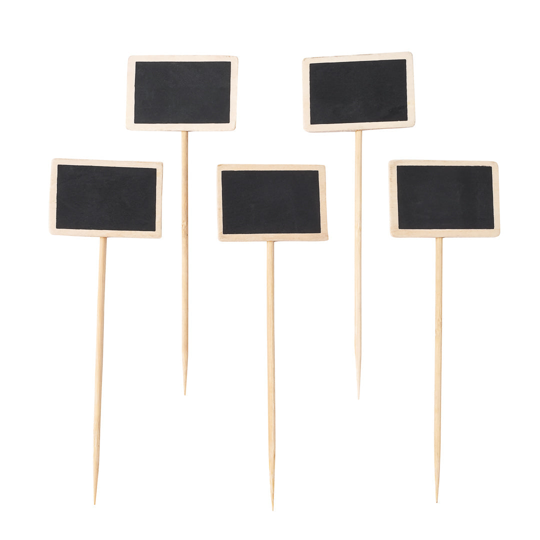 Pixy Bamboo Framed Chalkboard Skewer - 6" - 100 count box-dead