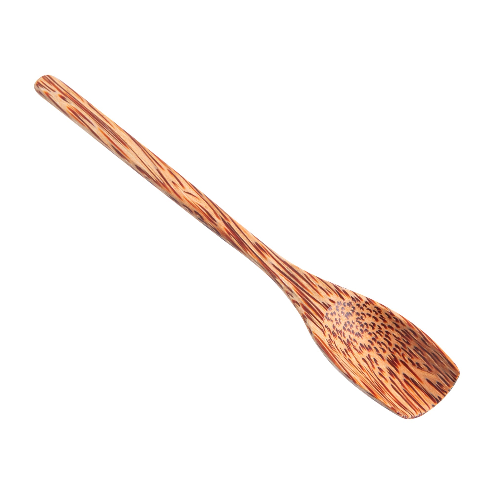 Coco Casa Natural Handmade Coconut Spoon - Blunt End - 7" x 1" - 40 count box